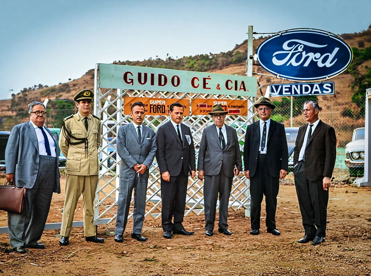 Foto restaurada e colorizada: Equipe Da Guido Ce